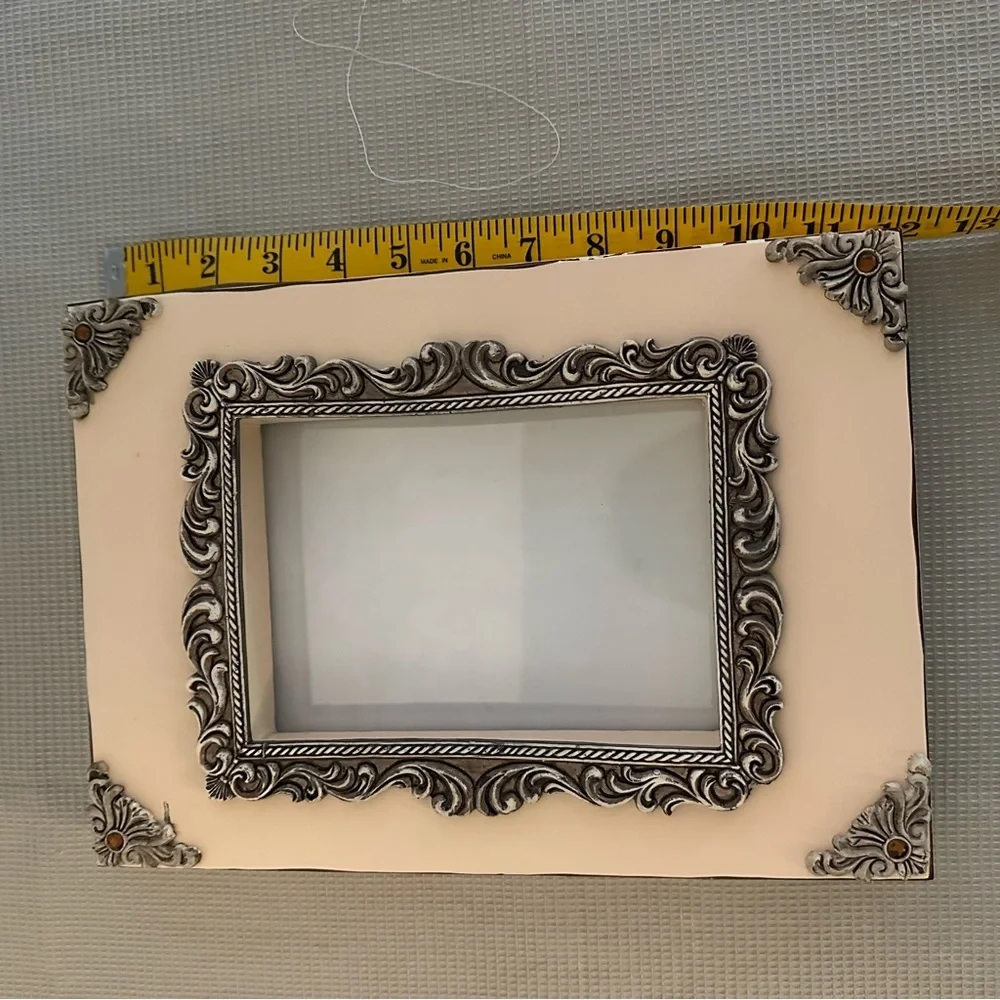 Picture Frame Nice Decorated Cream Color